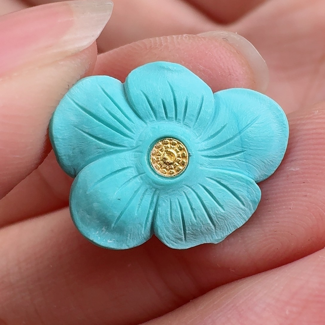 绿松石珠宝奇石未镶嵌