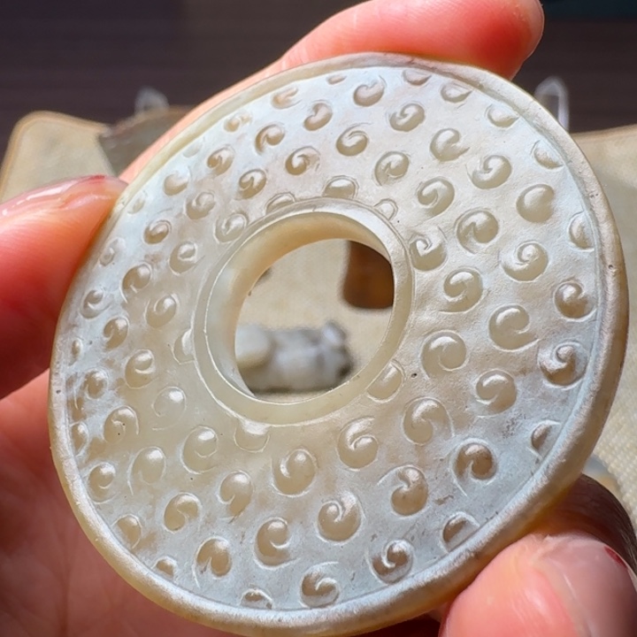 和田玉颈饰未镶嵌海*