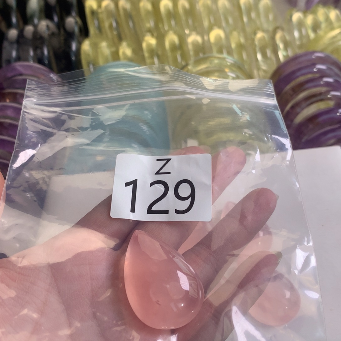 原***我未镶嵌珠宝半成品水晶水滴吊坠