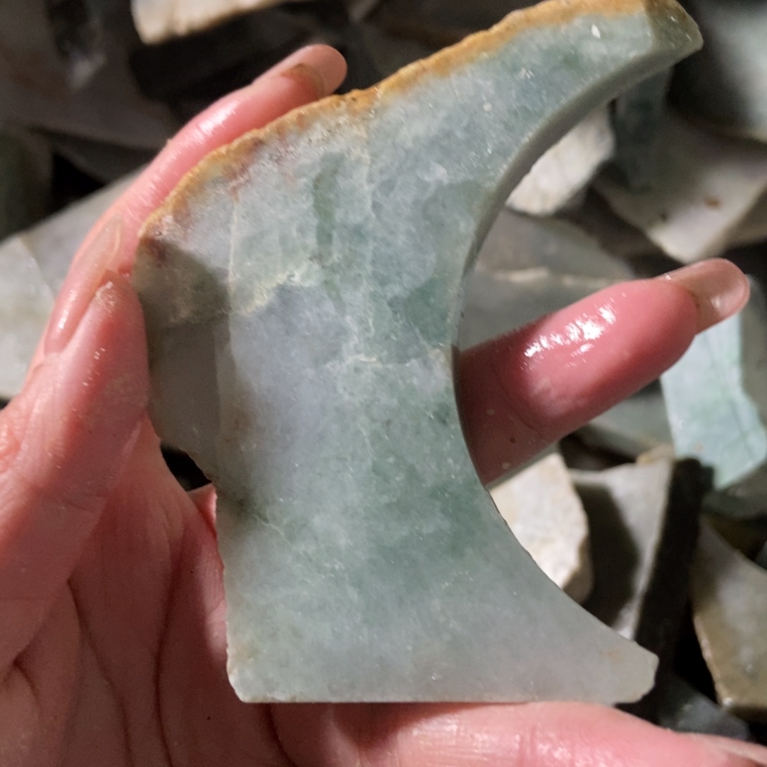 翡翠未镶嵌挂件天然翡翠