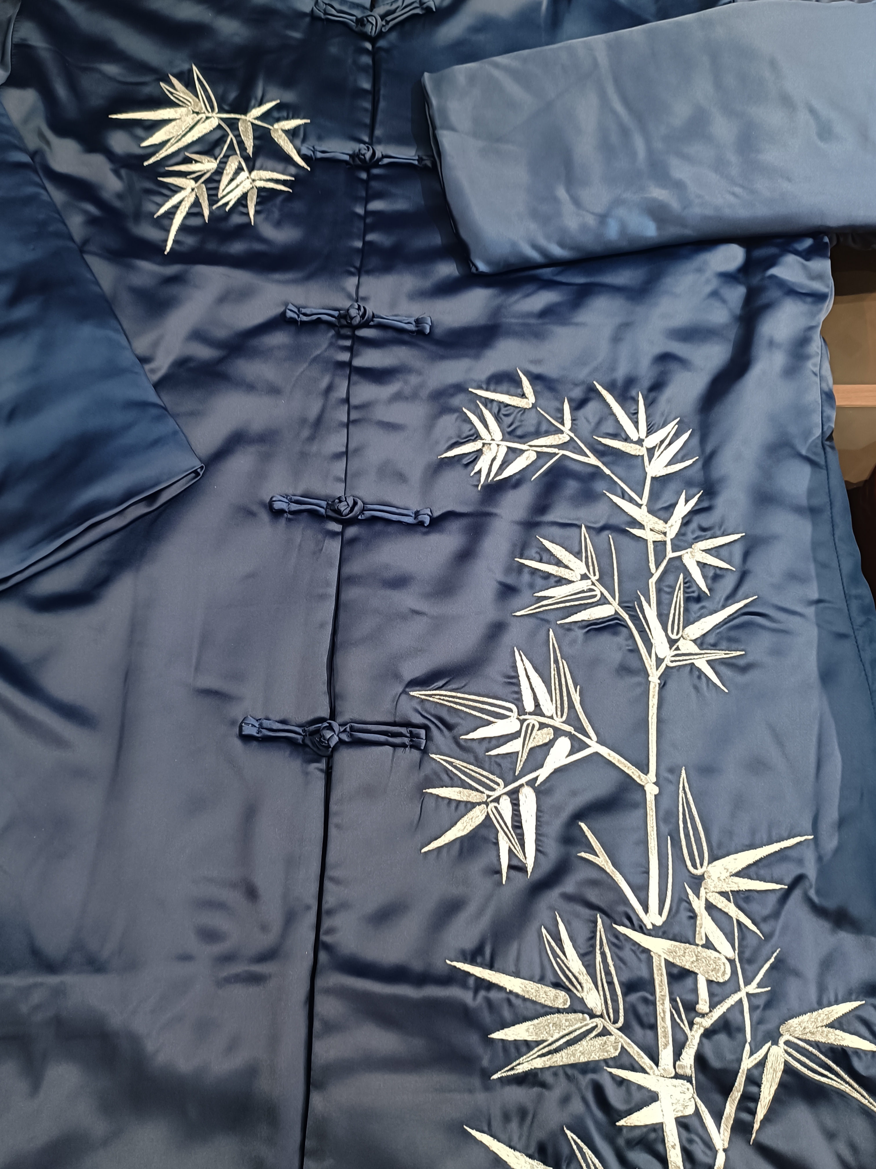 新中式醋酸面料男士休闲特色唐装