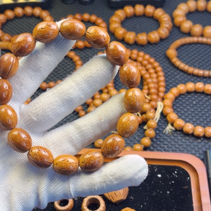 桃核手串12尺寸桃核枣珠「二等」