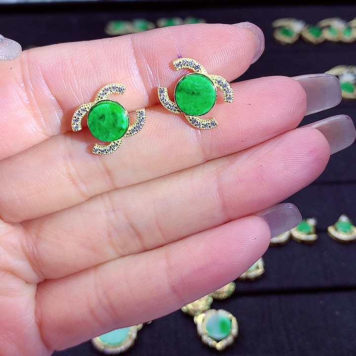 翡翠颈饰银S925镶嵌翡翠