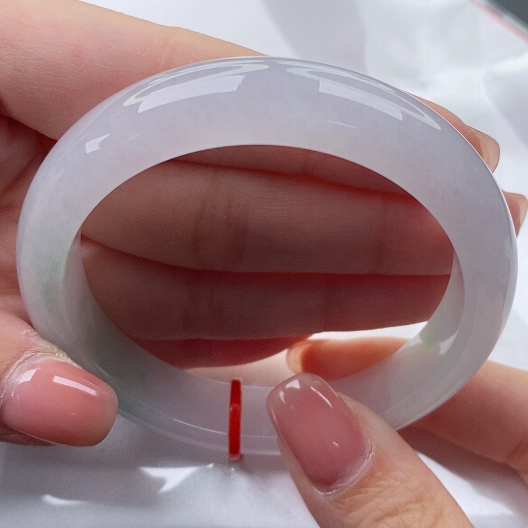 翡翠未镶嵌手镯缅甸天然A货翡翠 53