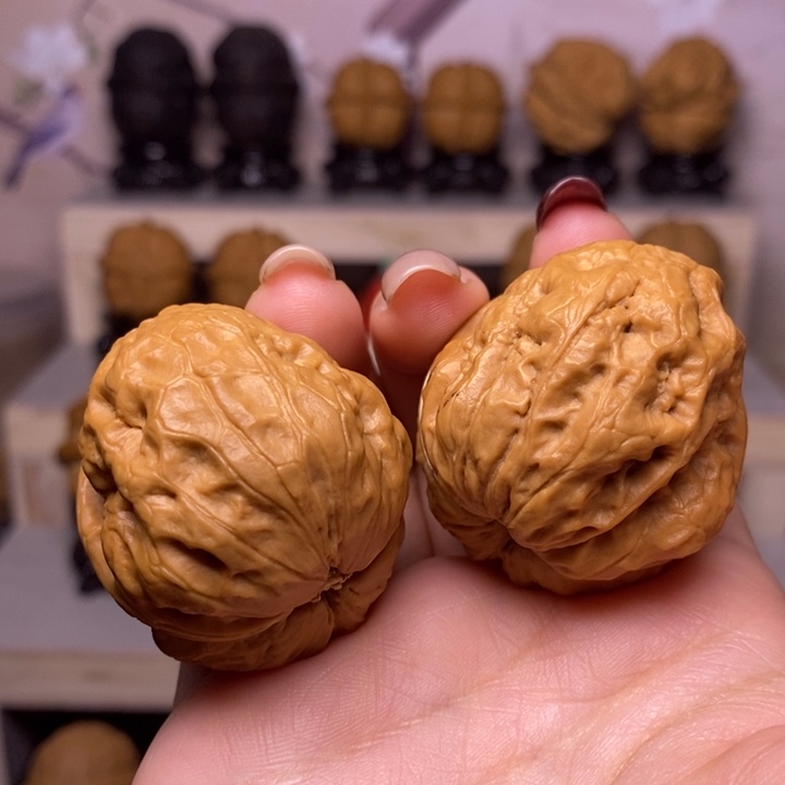 文玩核桃把件18Y—元宝疙瘩包41、42尺44克