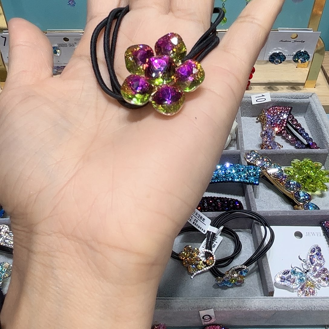 布艺铁合金耳钉钉