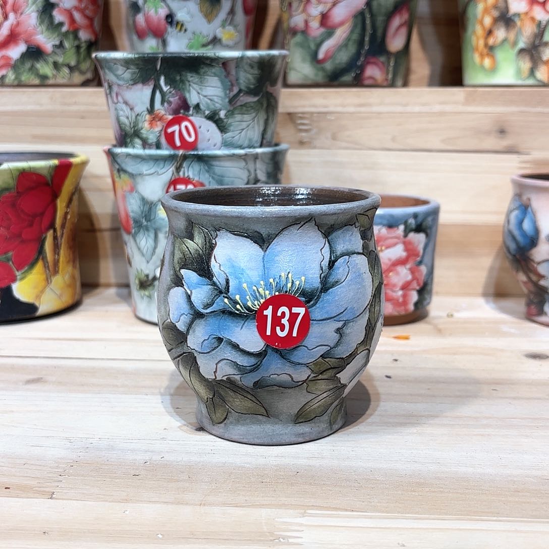 紫砂花盆手工花盆默认微瑕8/9