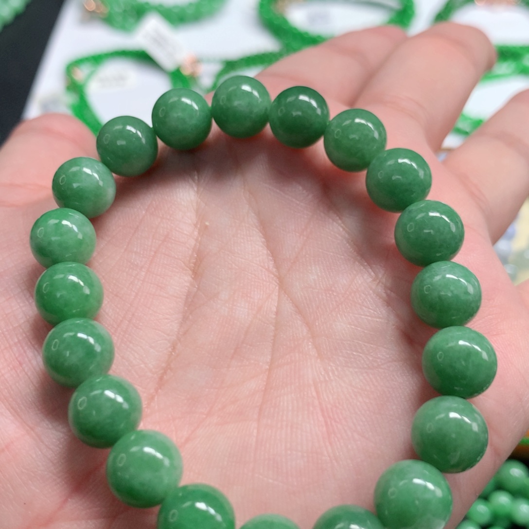 未镶嵌手链翡翠翡翠