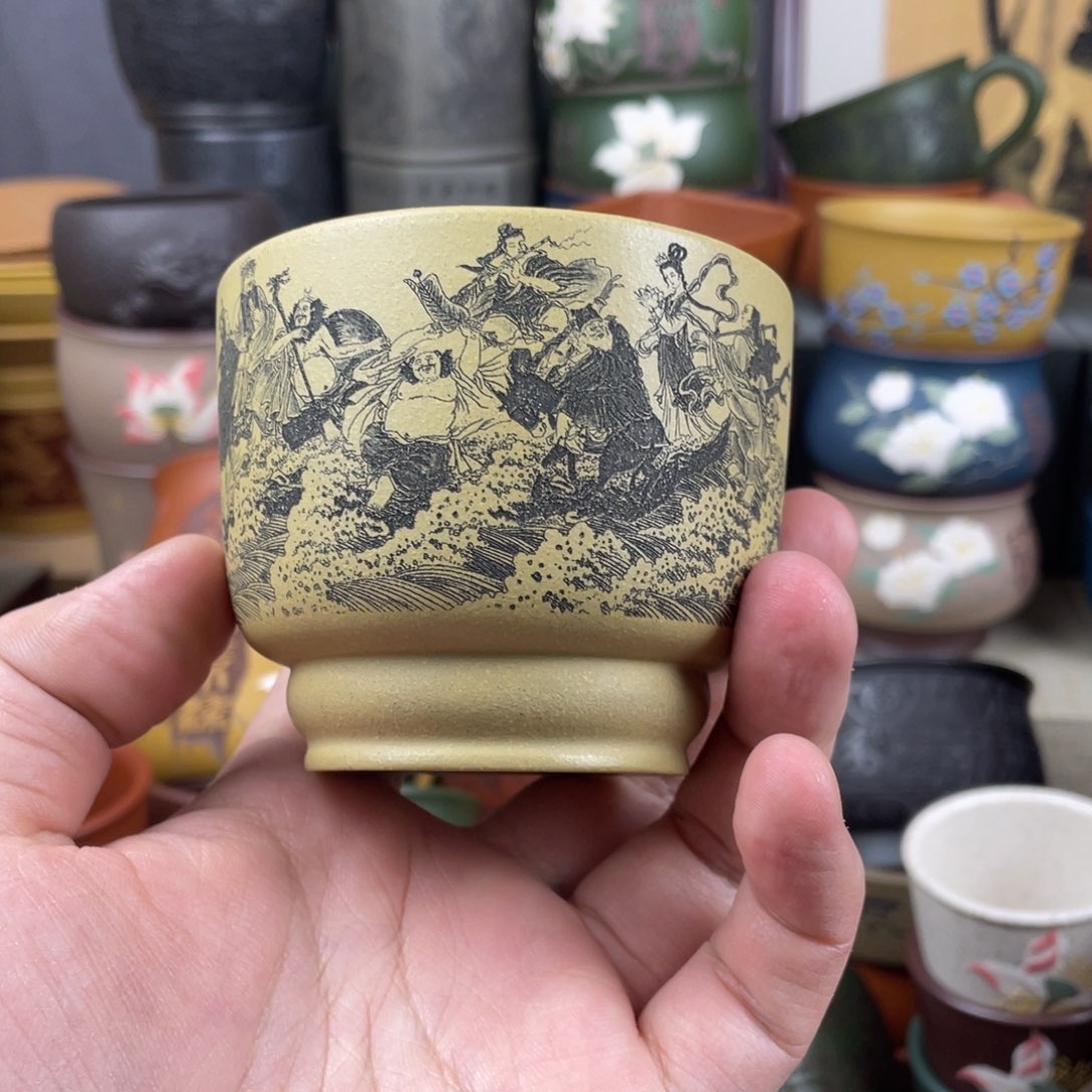 紫砂茶杯紫砂茶杯