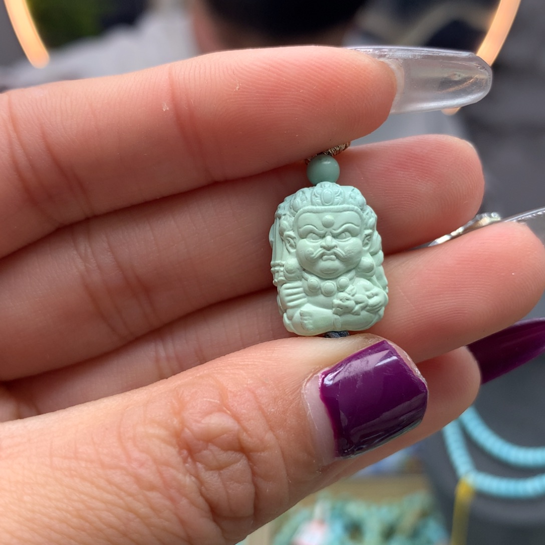 绿松石挂件未镶嵌