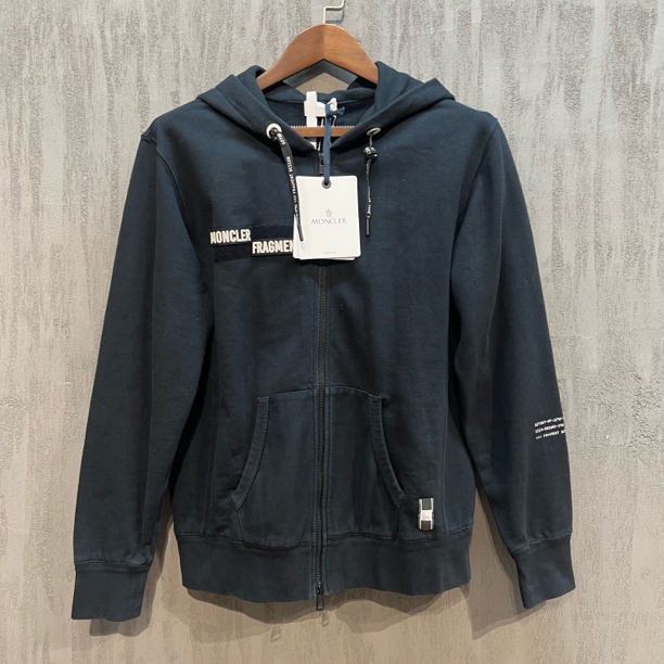 99新 MONCLER 蒙口联名藤原浩水洗黑外套m码 Z00718