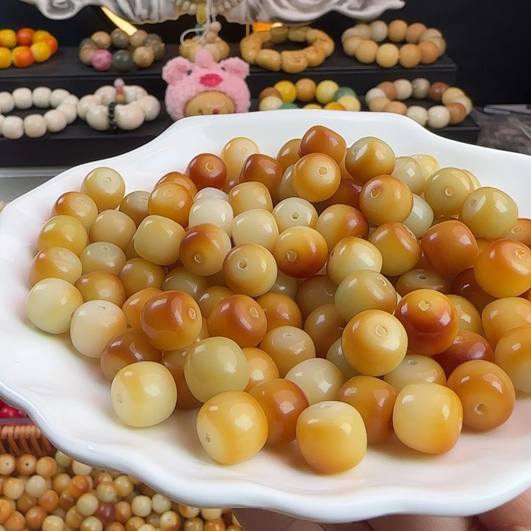 吊坠菩提根/象牙果卡11焦糖板栗桶500颗