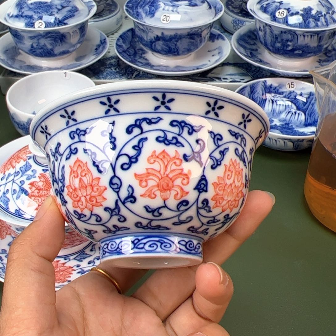 木木景德镇纯手工纯手绘茶具35