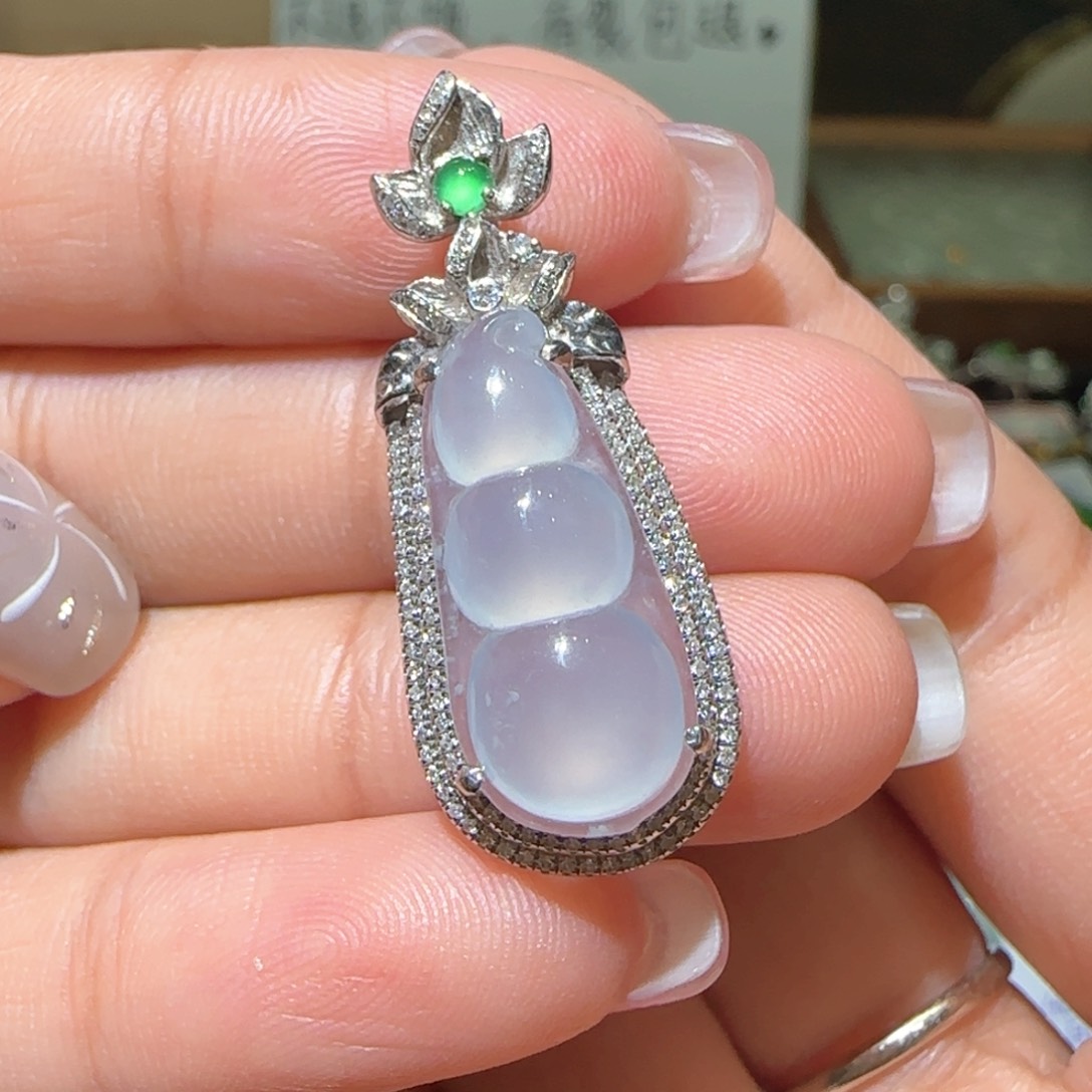 【闪购商品】翡翠颈饰18K金镶嵌缅甸