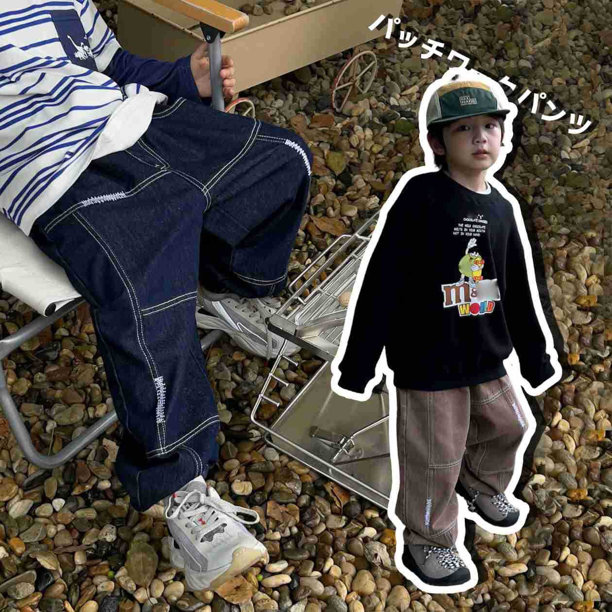 【7305】儿童时尚休闲春秋切割牛仔裤