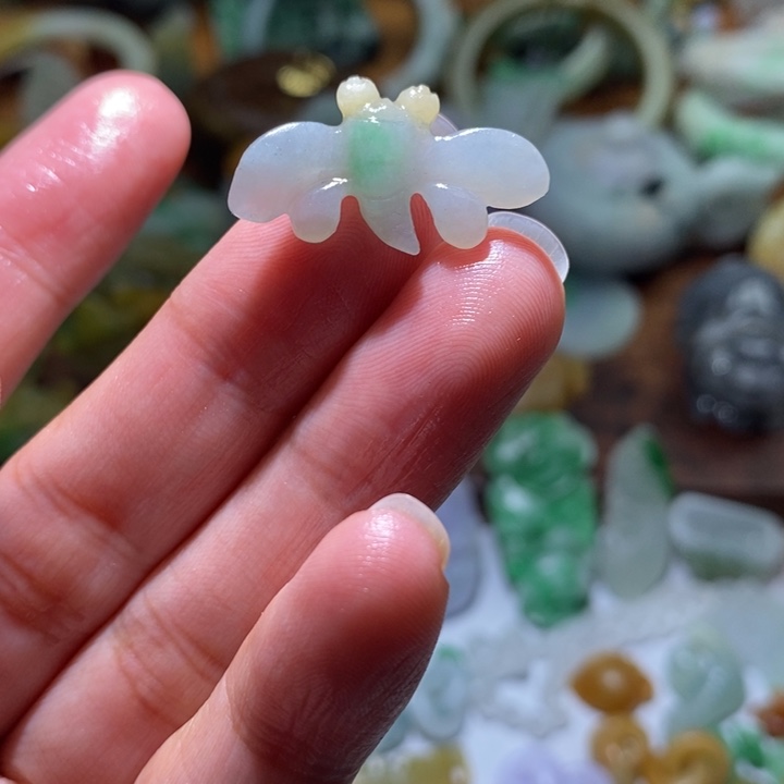 定制翡翠未镶嵌毛货