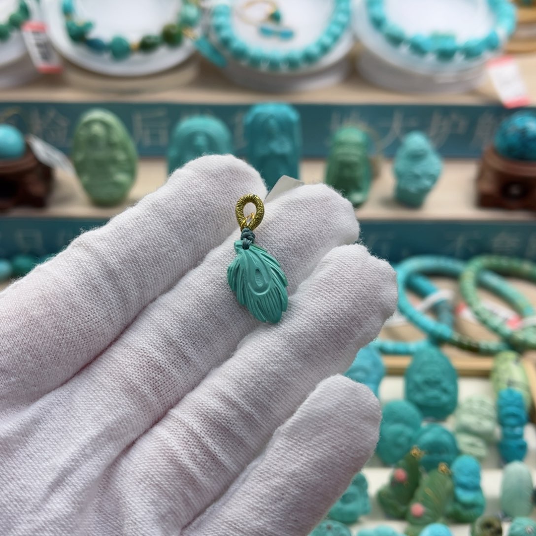 绿松石珠宝奇石未镶嵌