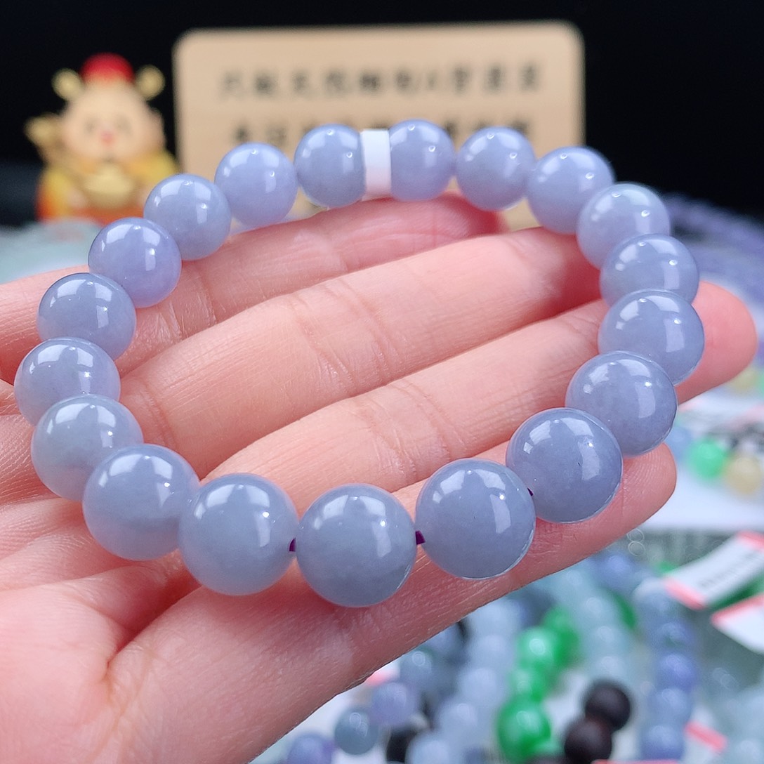 翡翠手链未镶嵌卡10mm