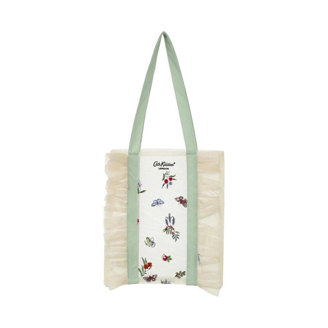 【名创优品XCath Kidston联名】 花园工坊系列浅野花信网纱包