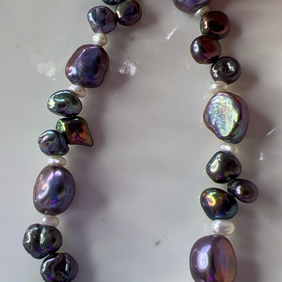 淡水珍珠手绳合金