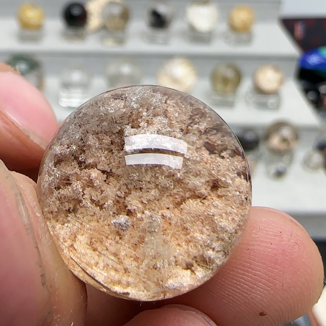 水晶未镶嵌珠宝半成品