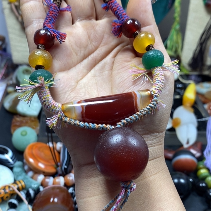 玛瑙/玉髓未镶嵌颈饰