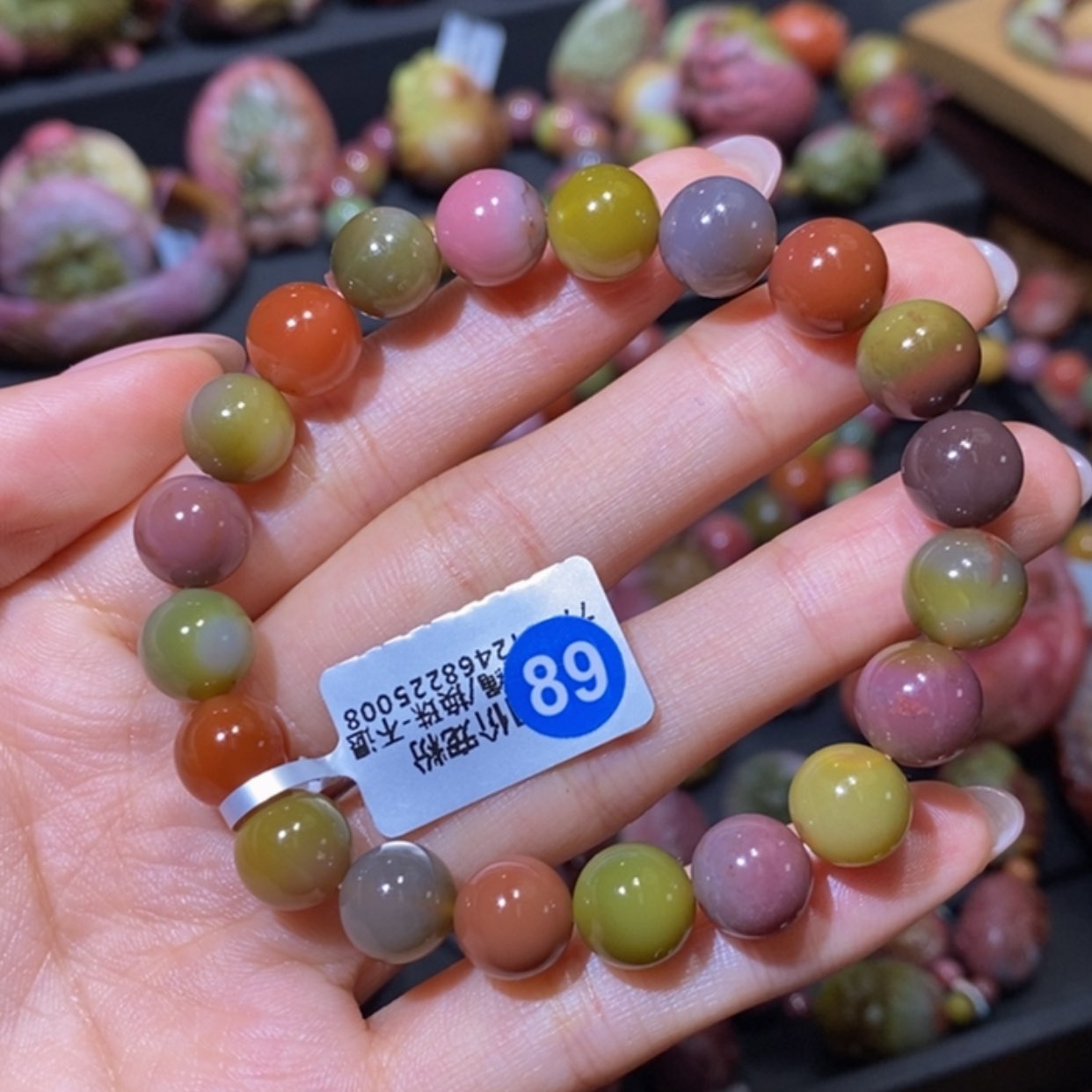 【闪购商品】玛瑙/玉髓手串未镶嵌茗*盐源玛瑙