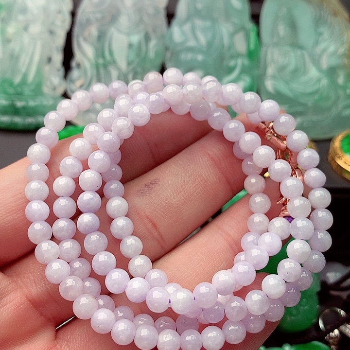翡翠未镶嵌毛衣链