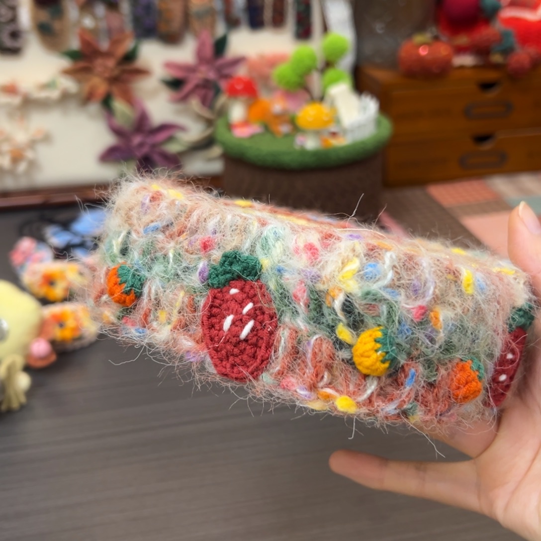 塑料钩织刺绣手工包包玩偶居家用品