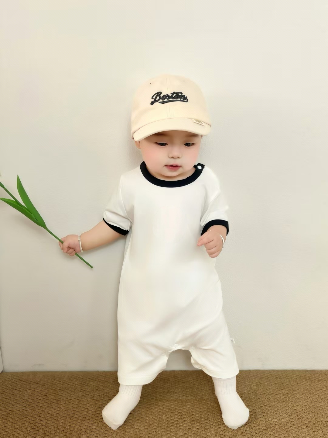 婴幼儿潮流鸟短爬