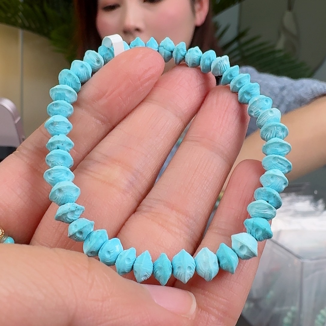 绿松石珠宝奇石未镶嵌