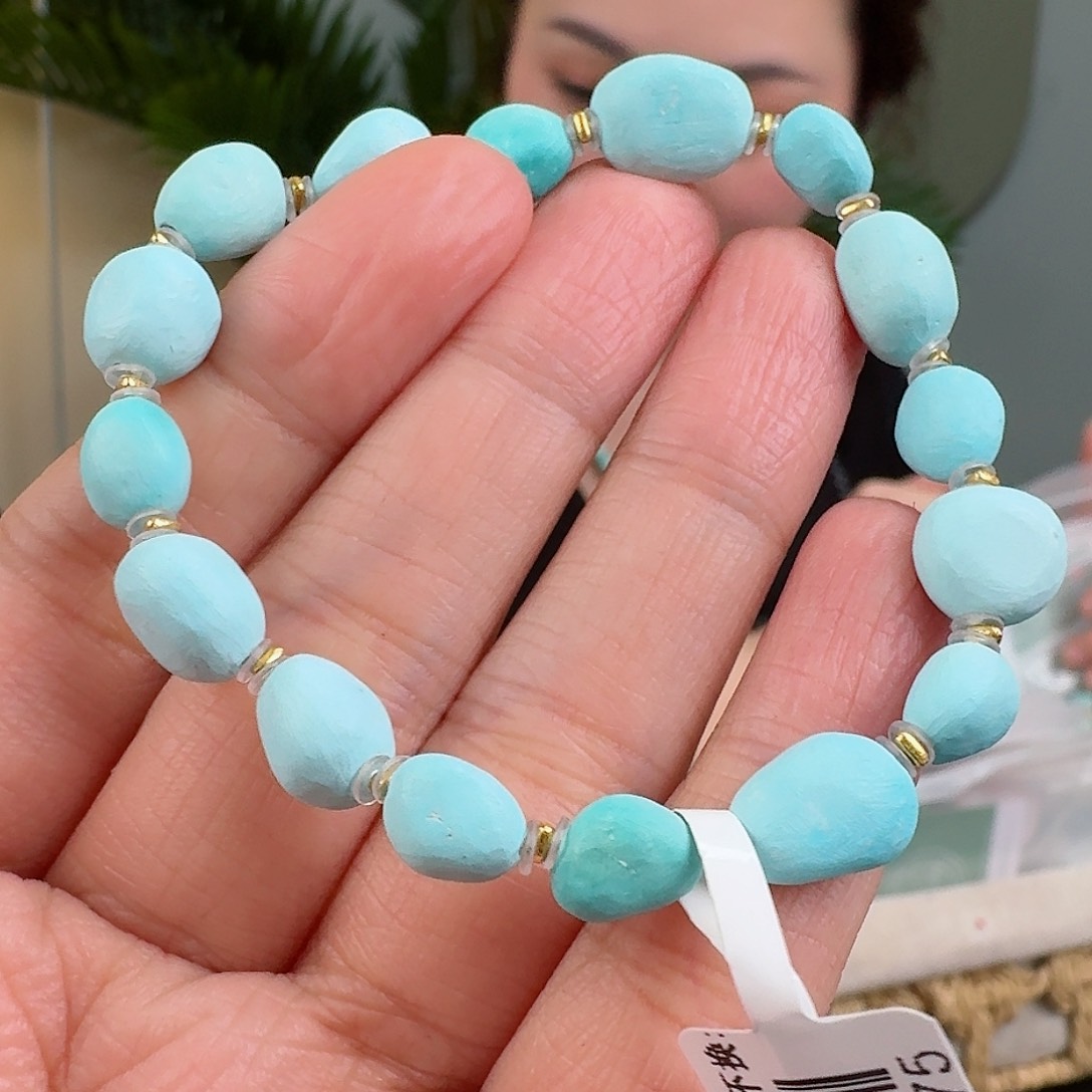 绿松石珠宝奇石未镶嵌