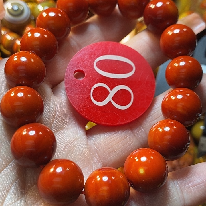 用***光玛瑙/玉髓未镶嵌手链