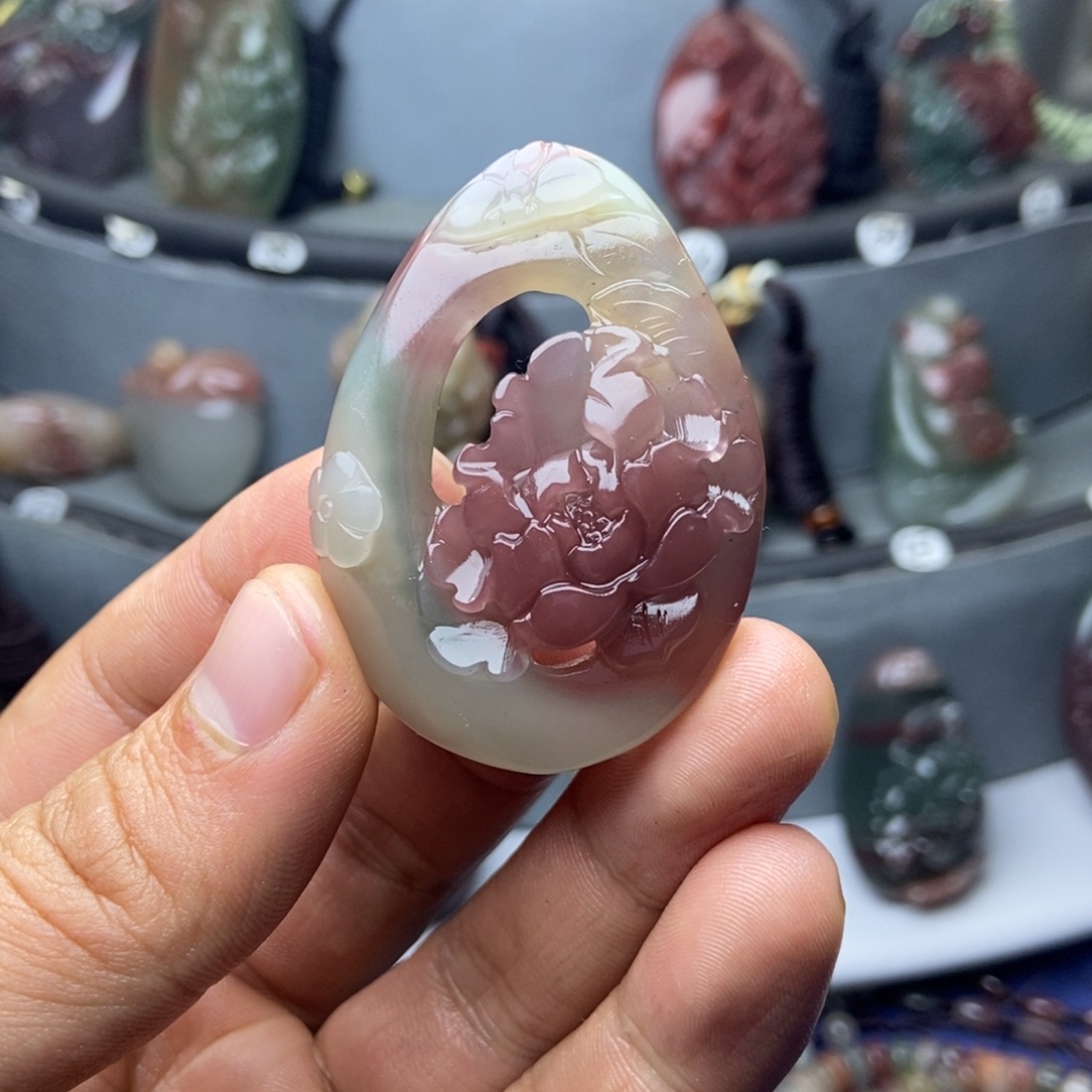 玛瑙/玉髓未镶嵌颈饰