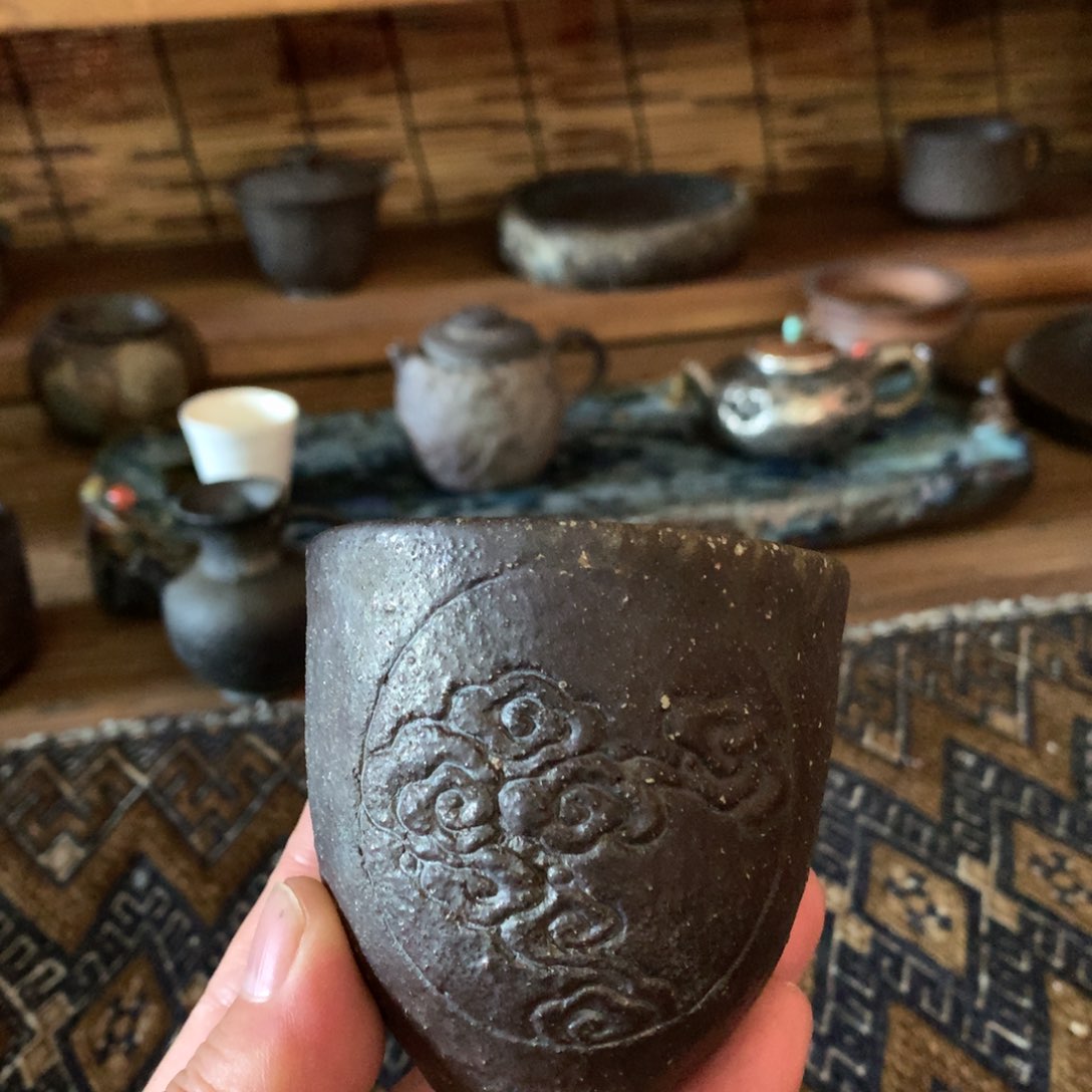 杯手工制作柴烧茶具