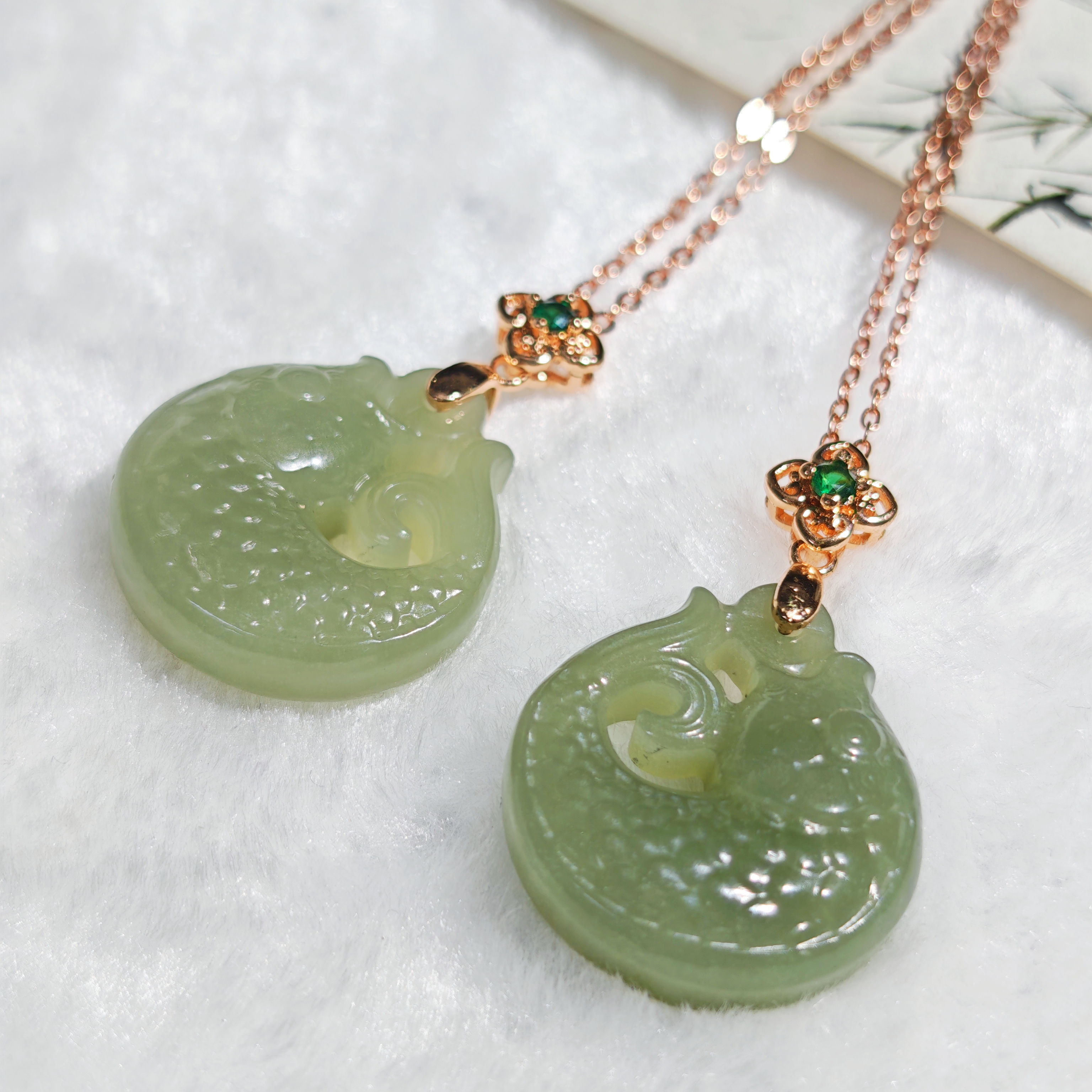 和田玉 上岸锦鲤富贵有鱼吊坠 多样性发货 拍一发一 H840