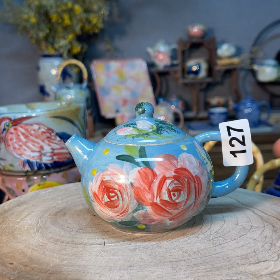 杯素浅陶瓷手工手绘