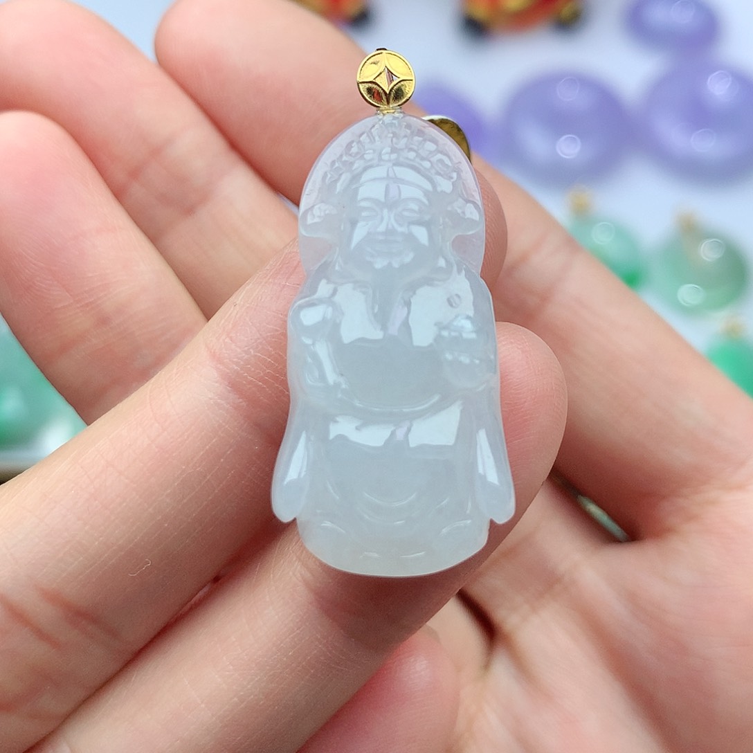 翡翠18K金镶嵌颈饰翡翠