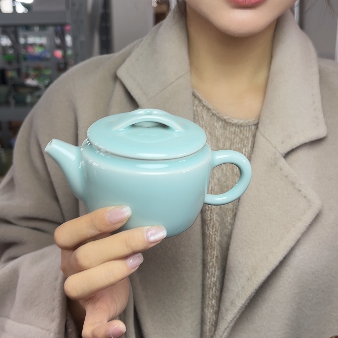 龙泉云间青瓷小米茶器