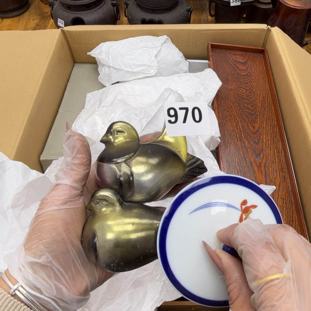 瓷片摆件工艺品摆件666