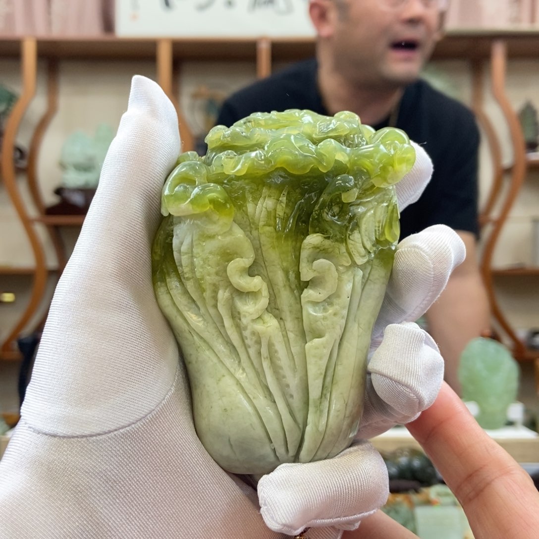 蛇纹石玉手把未镶嵌