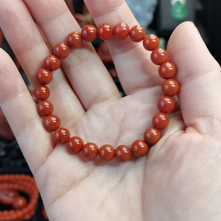 手串未镶嵌南红玛瑙?**?
