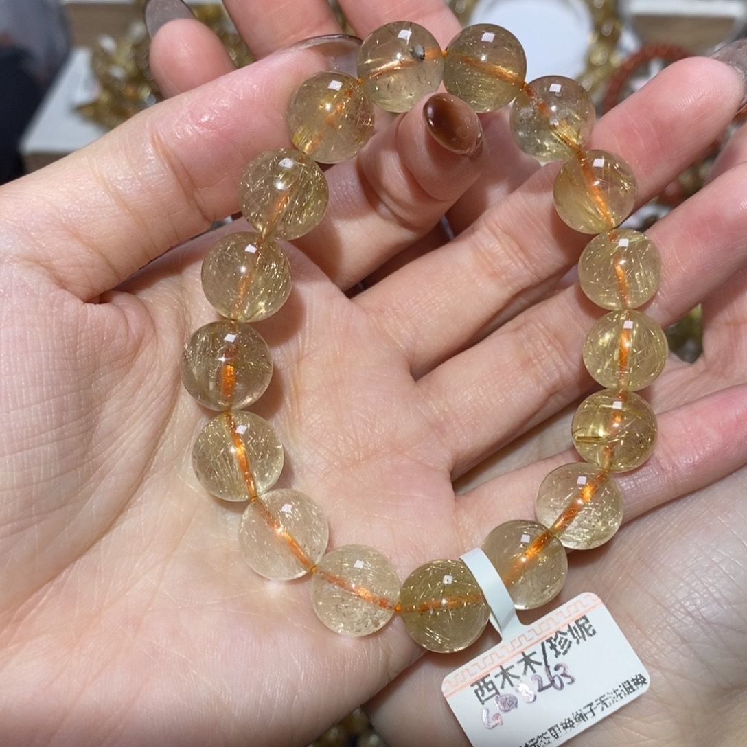 水晶未镶嵌手串12咪