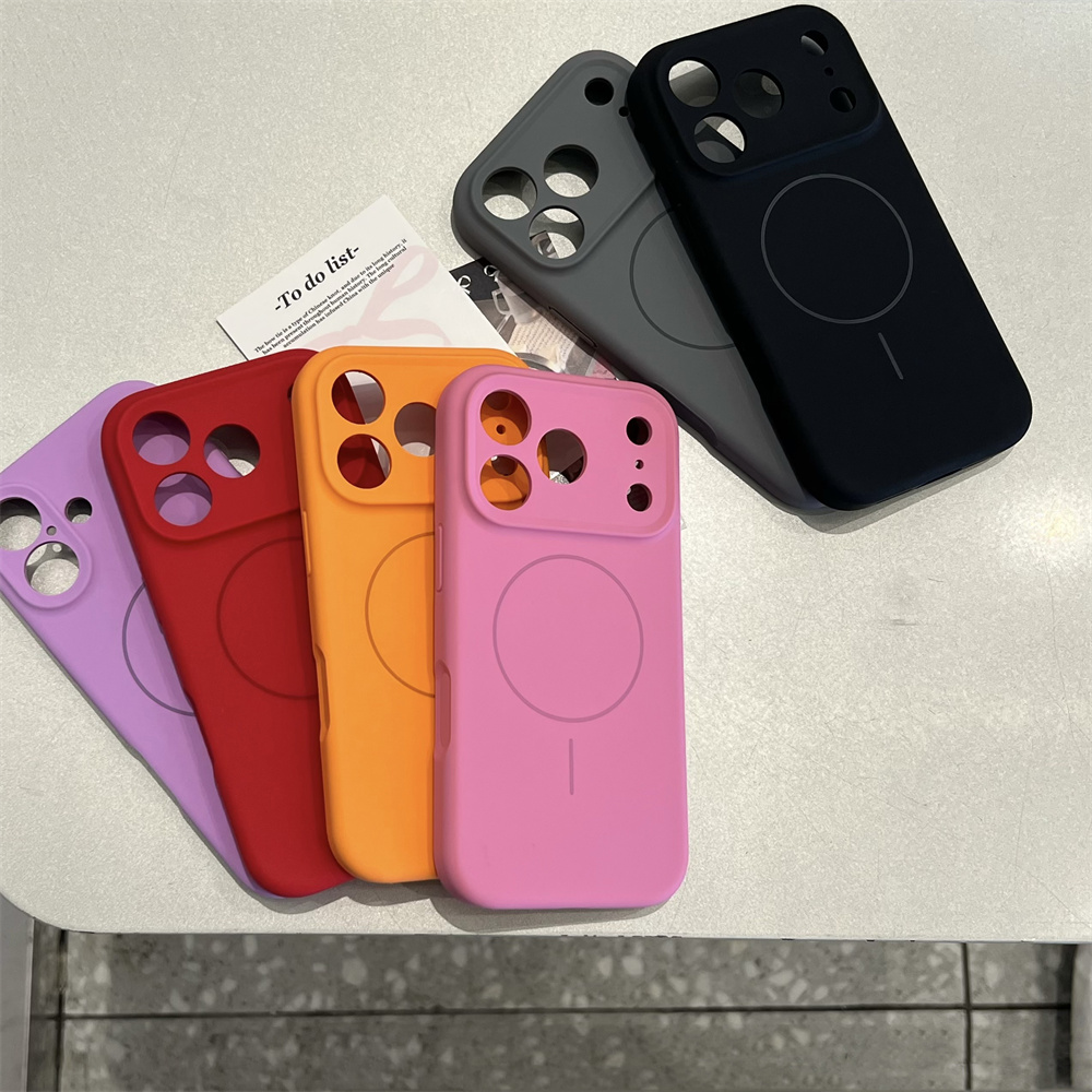 液态硅胶磁吸适用苹果17promax手机壳iphone16promax高级感保护套