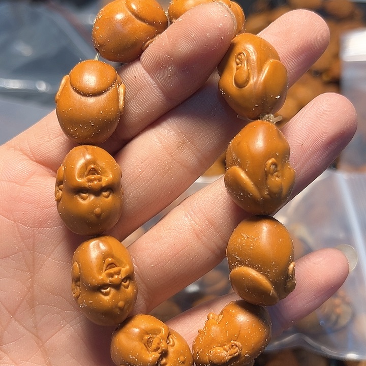 橄榄核手串/手链处理小开心