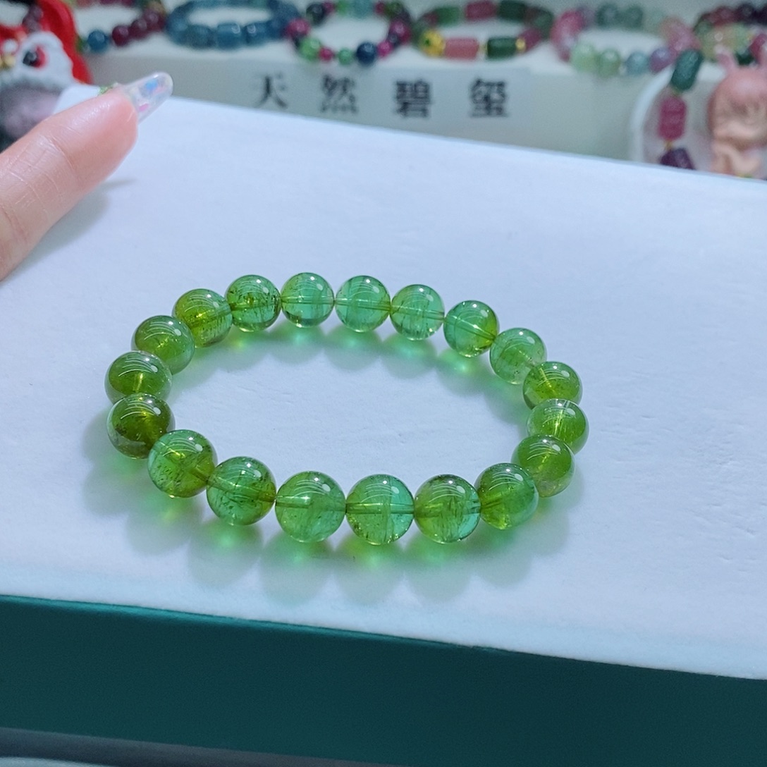 碧玺手链未镶嵌10mm左右