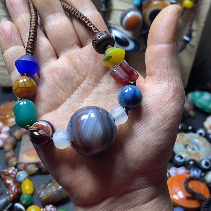 玛瑙/玉髓未镶嵌颈饰