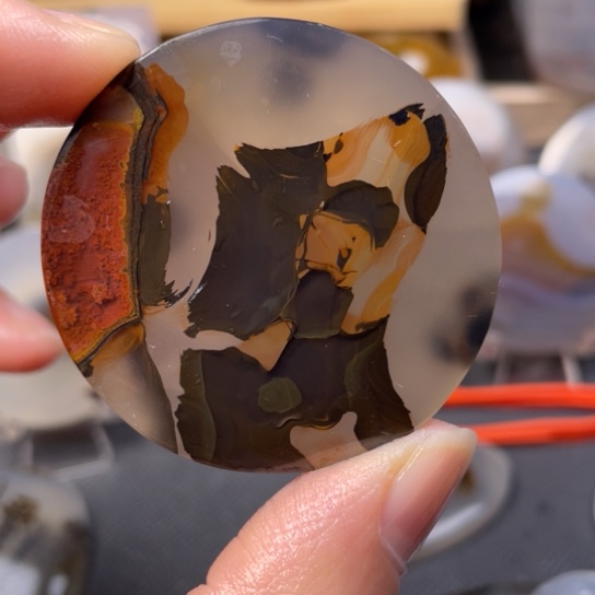 玛瑙/玉髓吊坠(不含链)未镶嵌