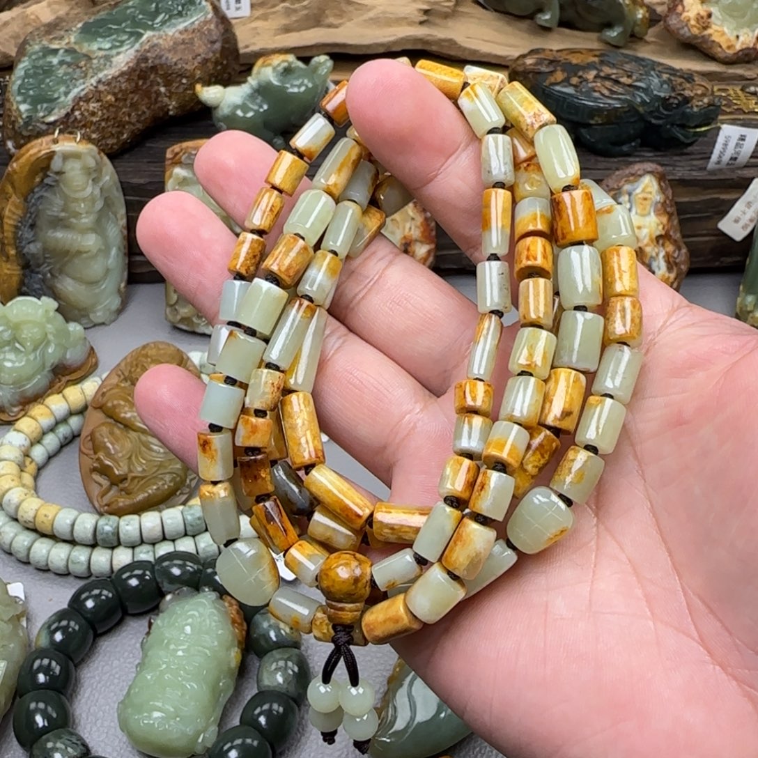 岫岩河磨玉（透闪石质玉）未镶嵌珠宝奇石