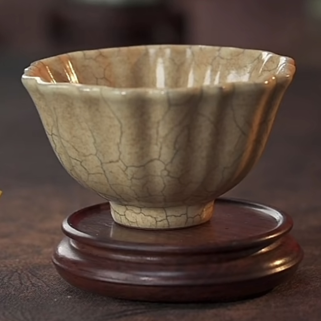 丹山片羽复刻件-K19莲花杯茶具茶杯陶瓷主人杯